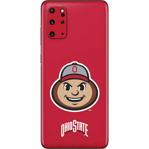 Ohio State University OSUBuckeyes Light Grey Galaxy S20 Plus Skin